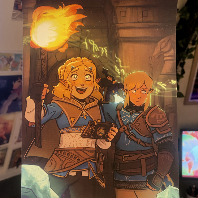 Zelda Tears of The Kingdom A5 Print