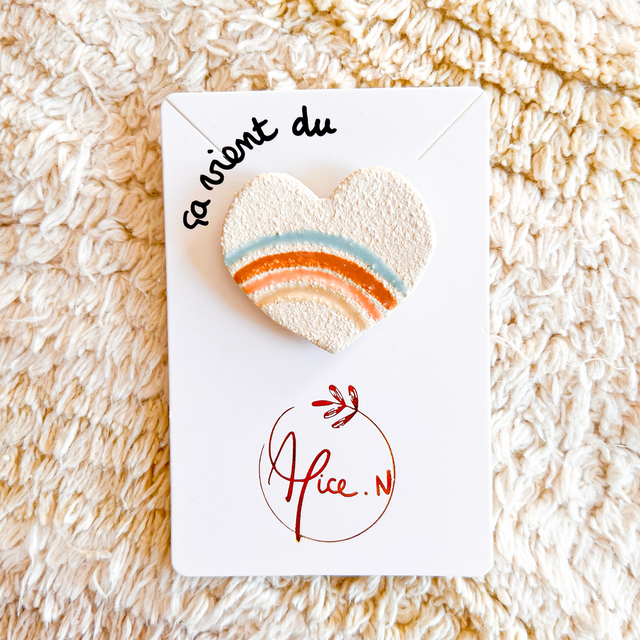 Broche « ça vient du coeur » 04