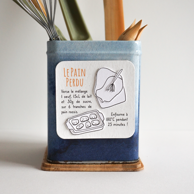 Le pain perdu • recette aimantée