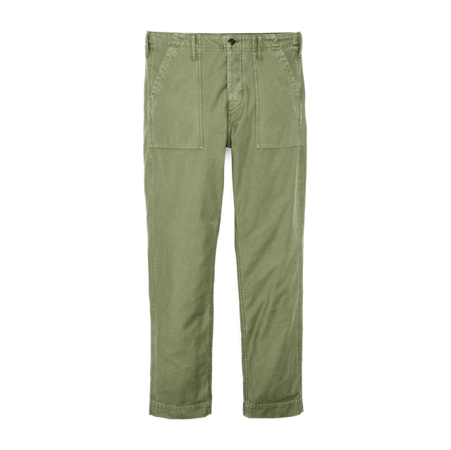 Filson Field Supply Pants Washed Fatigue Green