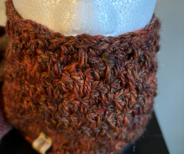 Cowl - made with handspun wool