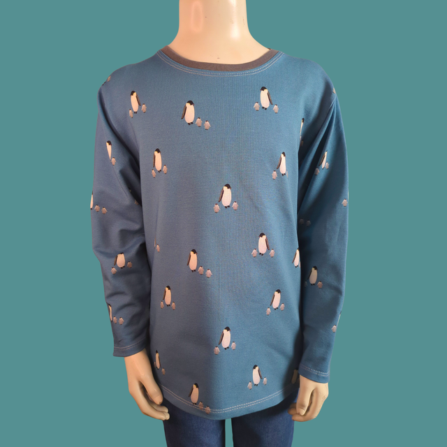 Penguins Organic Cuffless Sweatshirt