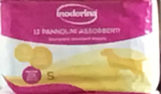 Inodorina 12 pannolini assorbenti taglia S 8031398253756