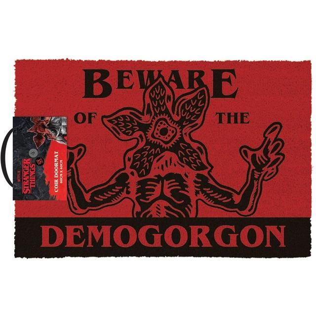Stranger Things 4 Beware Demogorgon Doormat