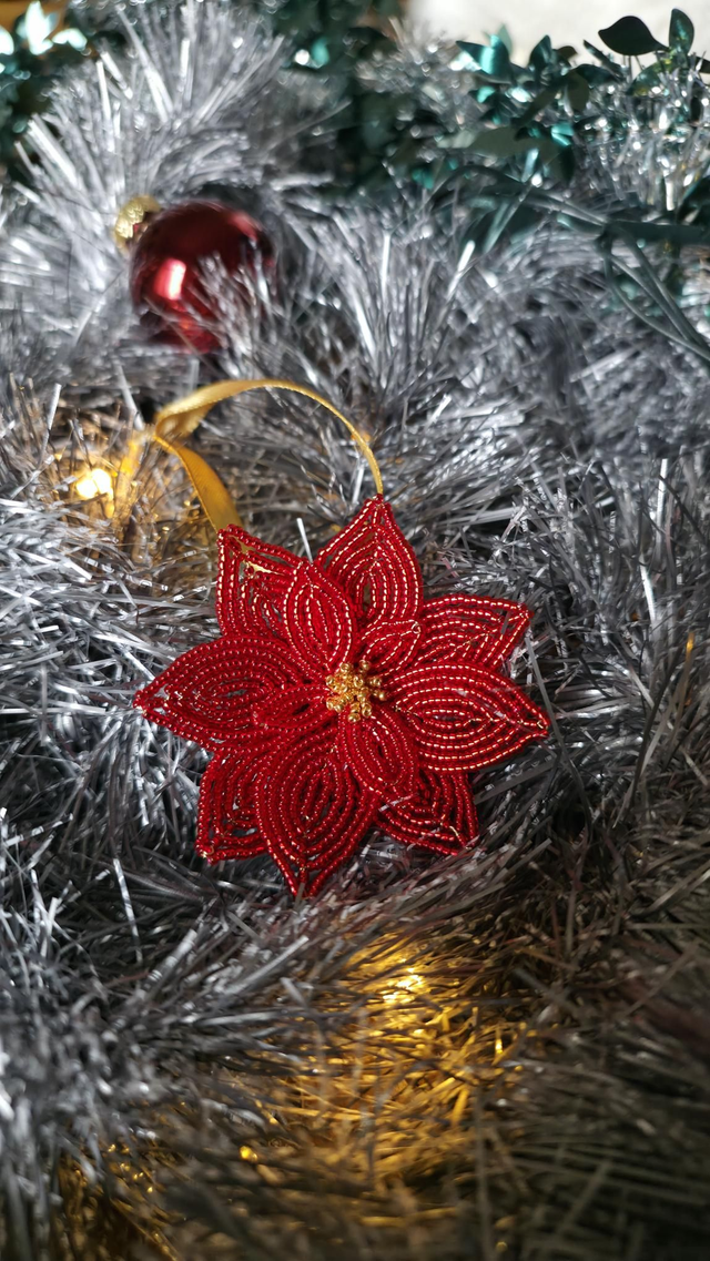 Suspension Poinsettia - Christmas Wish