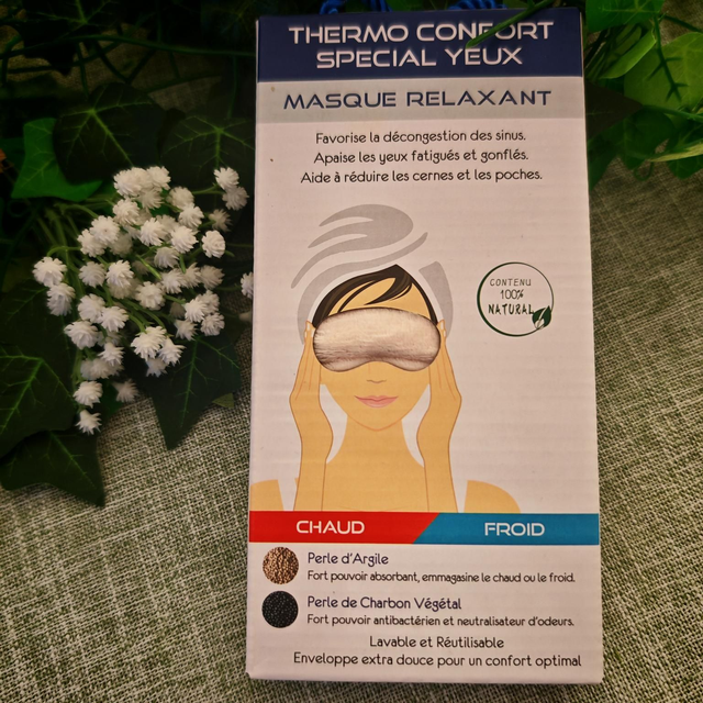 Masque relaxant thermo confort yeux