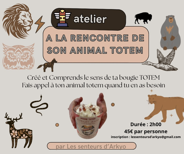 Atelier comprendre le sens de la bougie totem