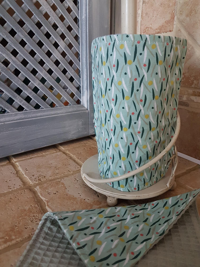 Rouleau 6 feuilles essuie-tout vert graphique