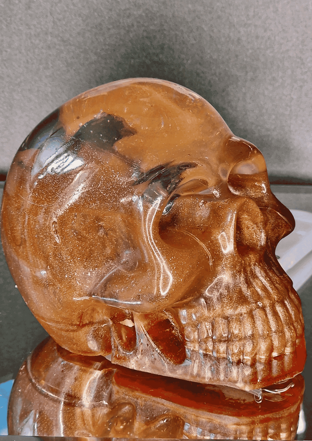 TETE DE MORT LAMPADAIRE