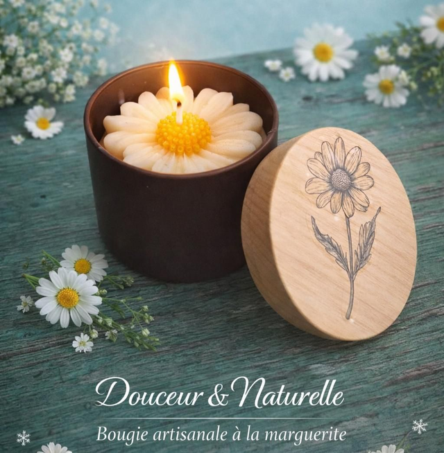 Marguerite.  Senteur fleur de coton. 