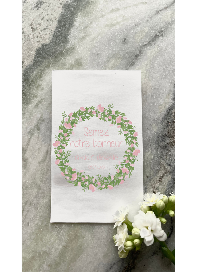 Sachet de graines &quot;Romy&quot; - Personnalisable