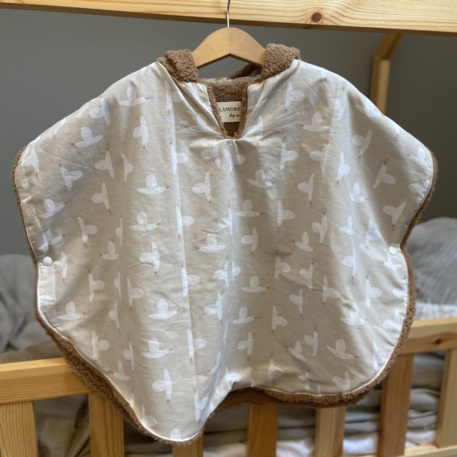Poncho oiseaux 
