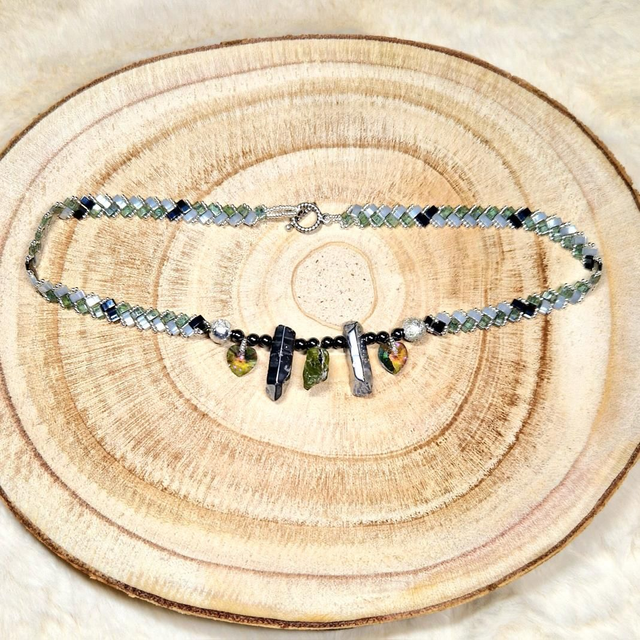 Ras du cou Fin Peridot 