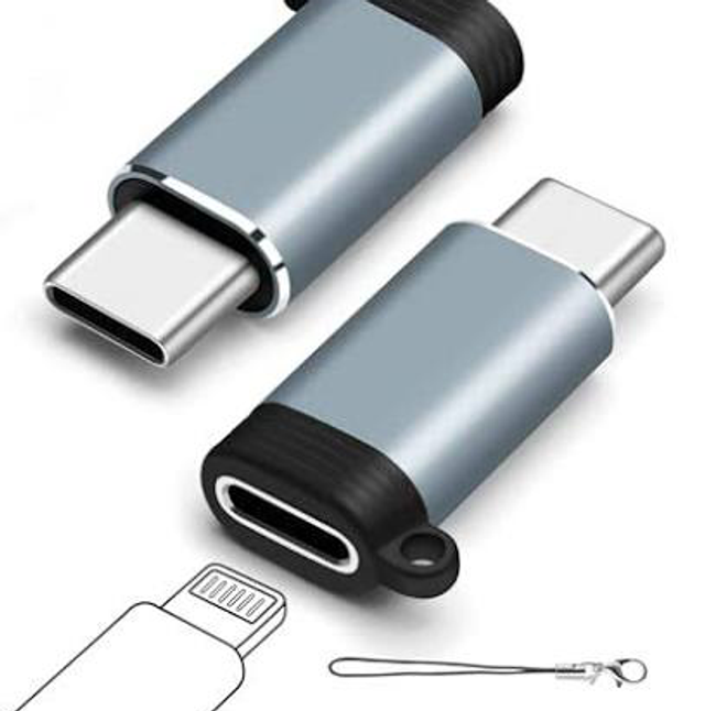 Adapter lightning (female) to type c (male )