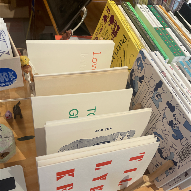 letterpress postcard