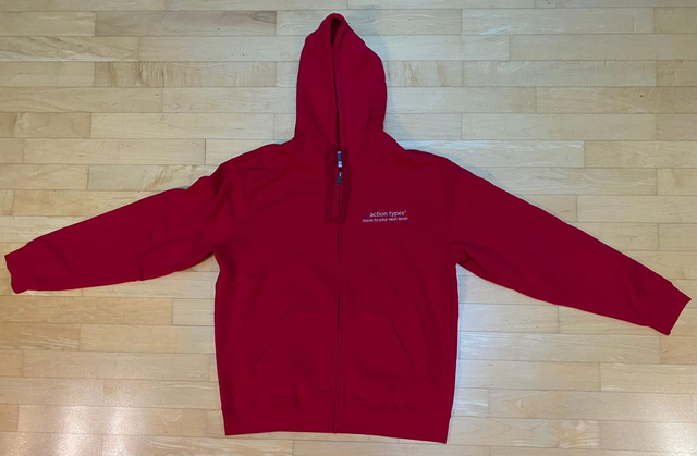 Sweat à capuche AT Rouge