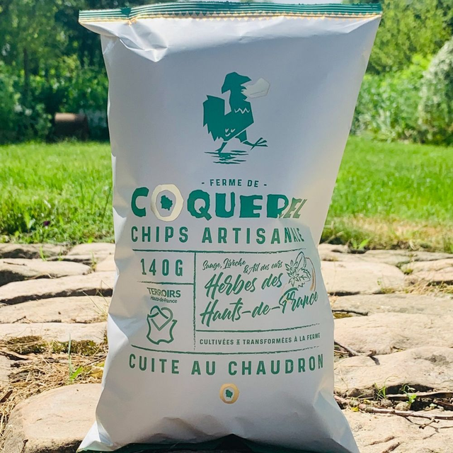 CHIPS HERBES COQUEREL 130G 