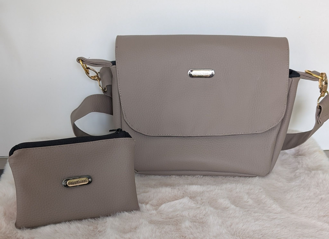 ensemble coordonné "Taupe et chic" 