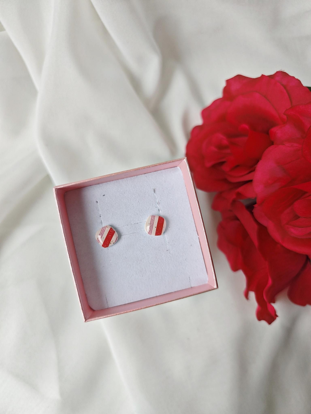 Valentinova kolekcija Red Love - mali uhani