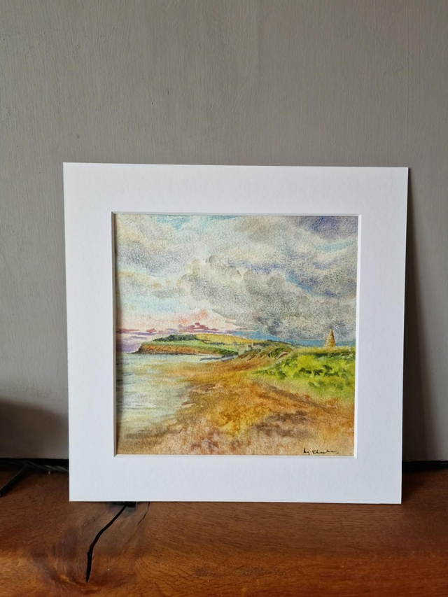 Before the storm/ Marske by the sea/ watercolouring painting