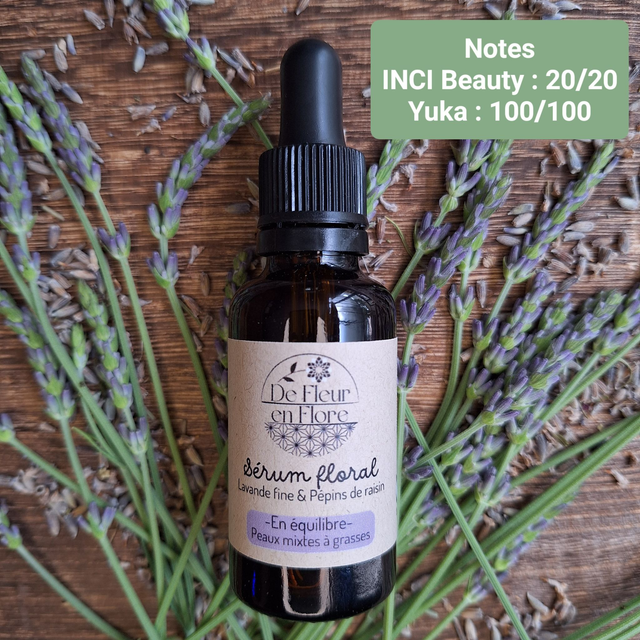 Sérum floral-Visage-peaux mixtes à grasses