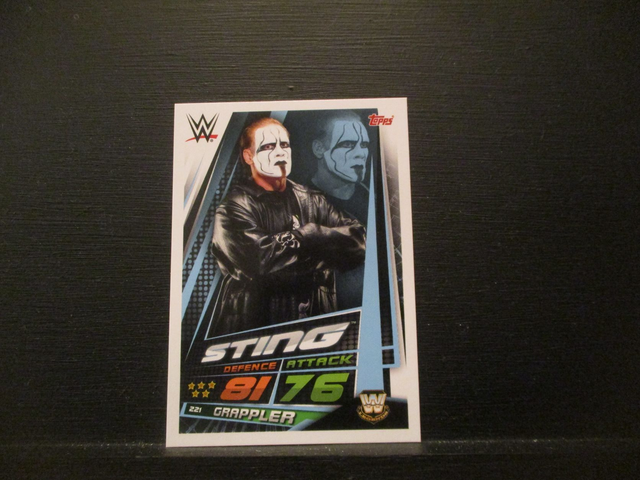 Sting - W Legends Slam Attax Universe Original Trading Card #221