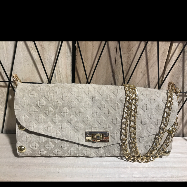 " BOGOTA " Beige effet Tressé