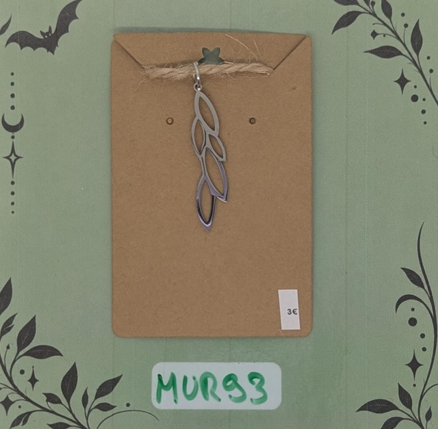 MUR93 Pendentif Feuillage 