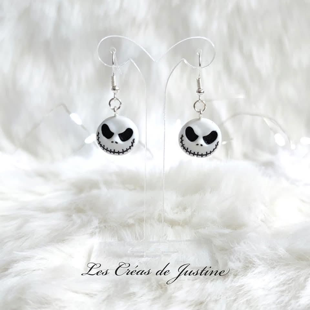 Boucles d&#039;oreilles Jack skellington 
