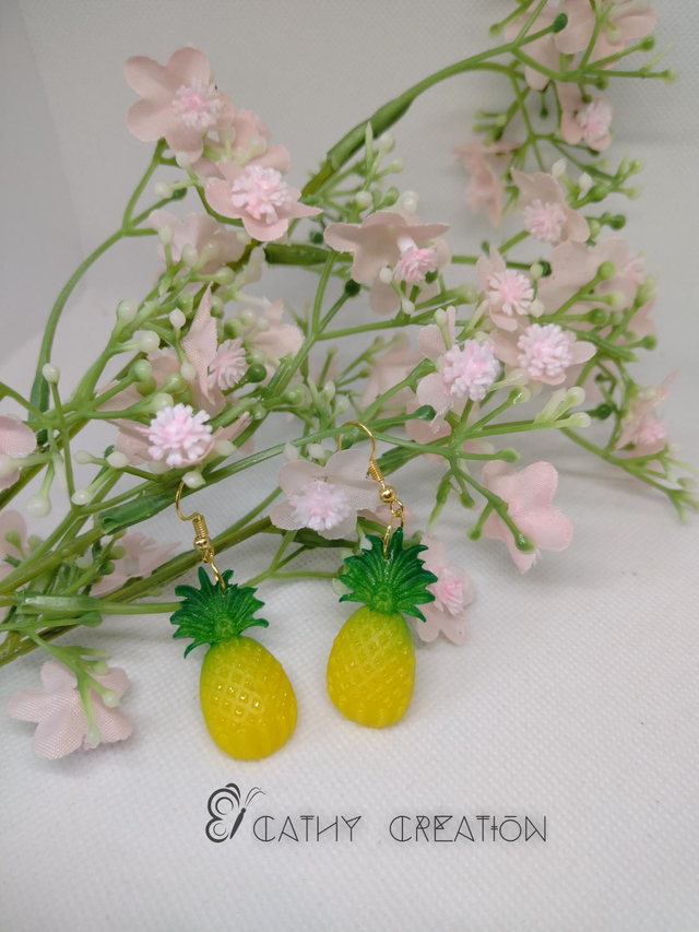 Boucles d'oreilles fruits