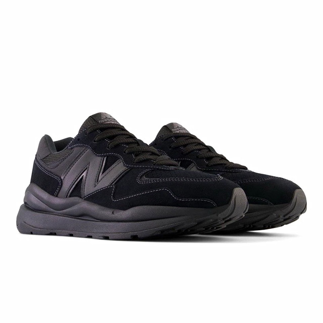 New Balance 57/40 Herren Sneaker Low Top Schnürung Schwarz 