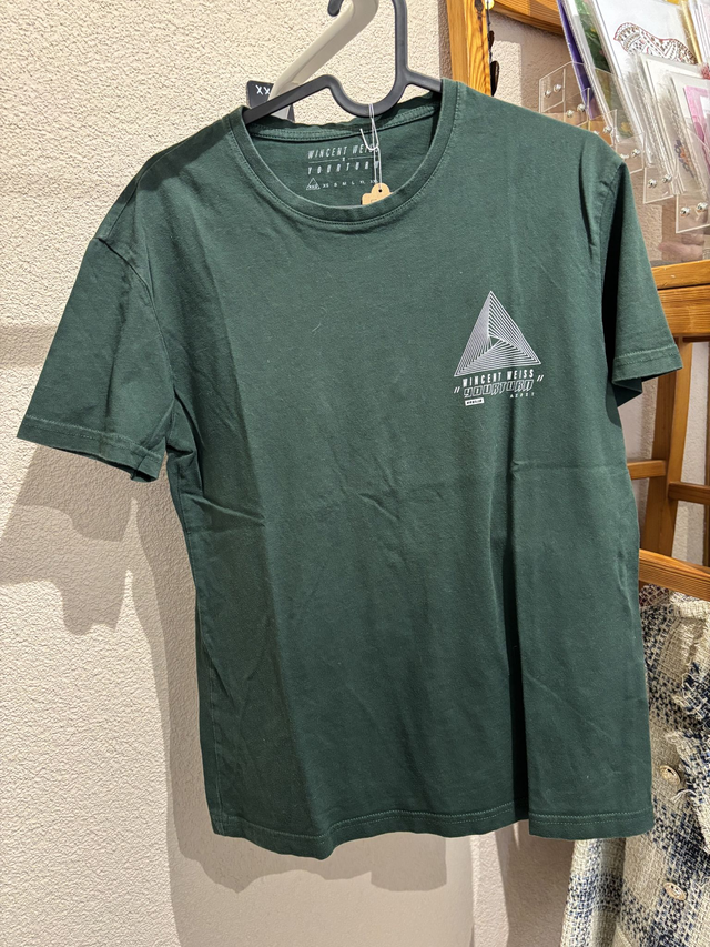 T-shirt vert Vincent Weiss yourturn (236)