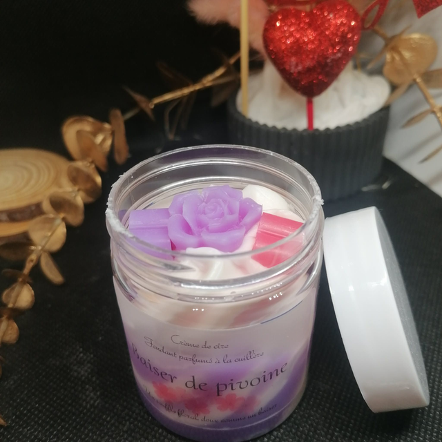 Crème de cire "Baiser de pivoine"