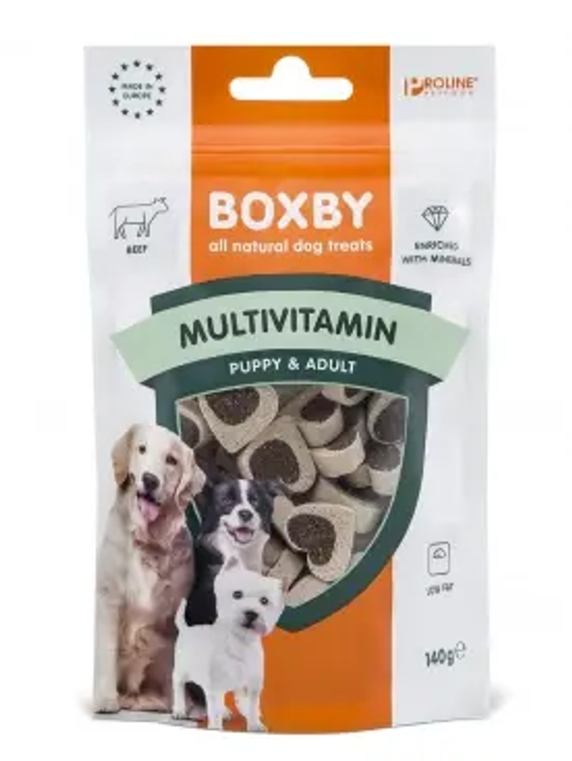 Boxby Multivitamin Snacks. širdelės. 140g.