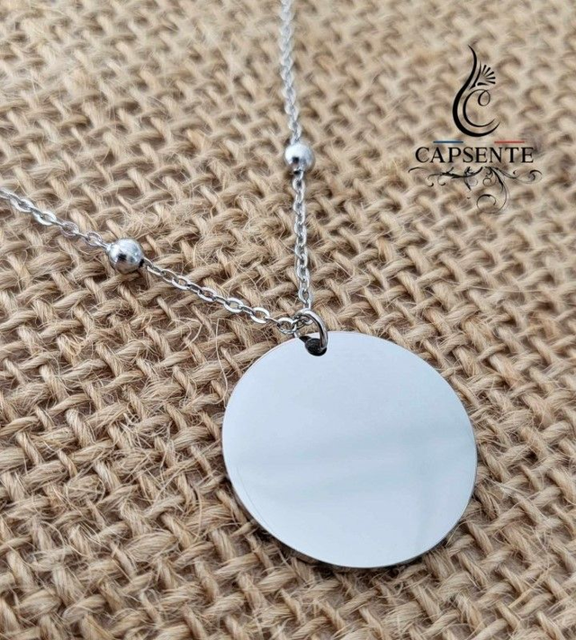 Collier Sautoir Emma Argenté