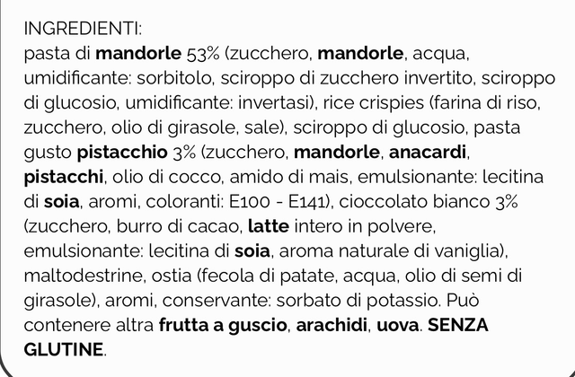 ENERGY FUEL 30 g GUSTO PISTACCHIO