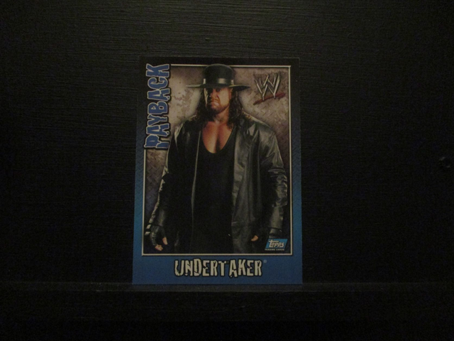 Undertaker - Payback Original Trading Card #34