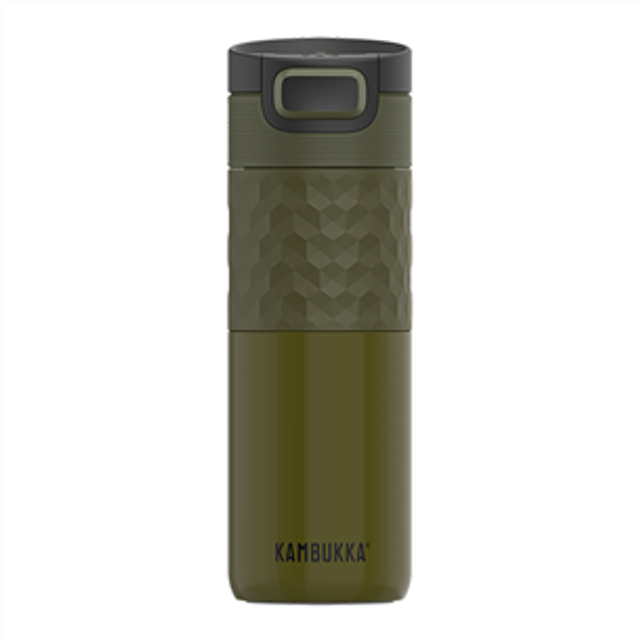 2025 UUS! Kambukka Etna Grip, Khaki Warrior, 500 ml, roheline - Termopudel 11-01057