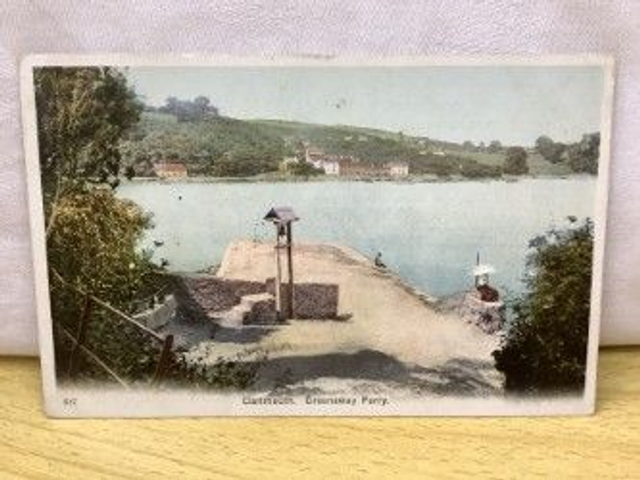 Dartmouth, Greenaway Ferry, Devon, Posted 1906 unbranded postcard. Our Ref No. R325 £2.25