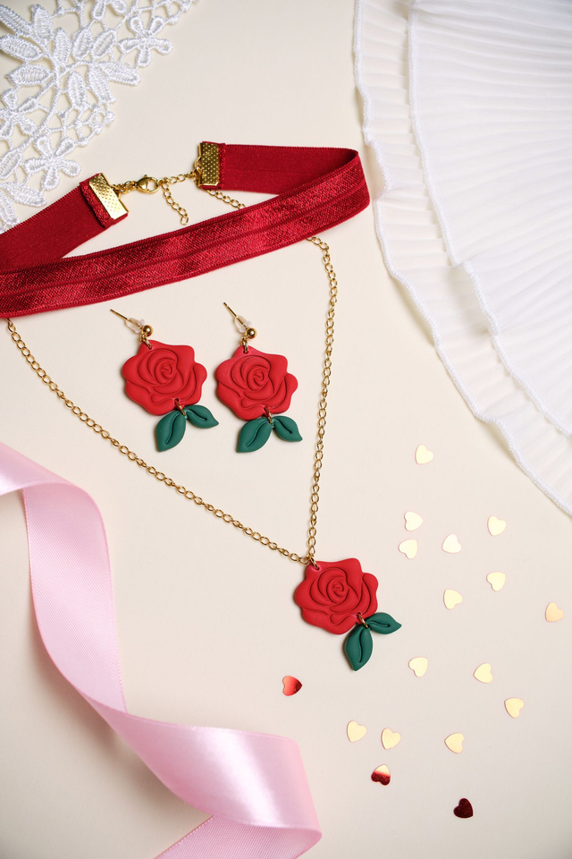 Set rosas rojas