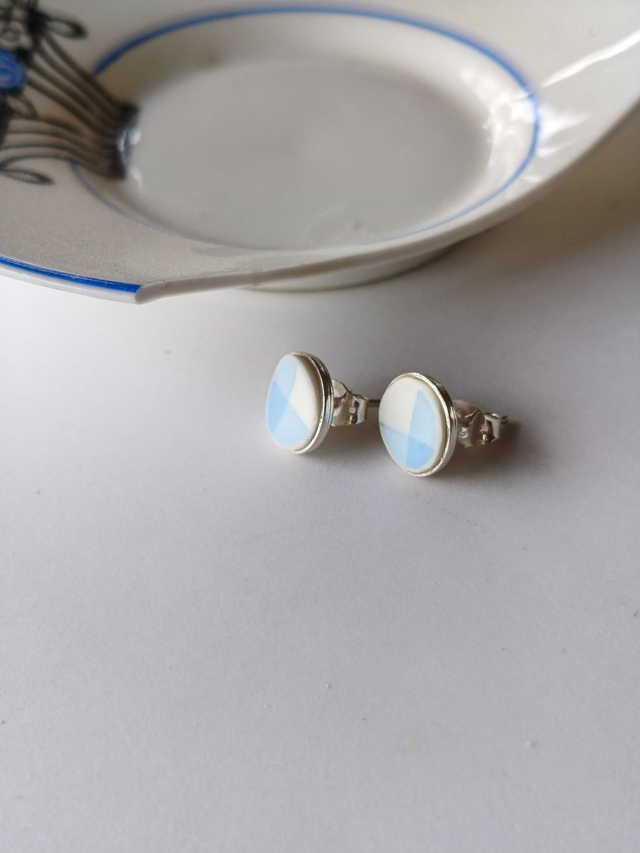 Boucles d&#039;oreilles - porcelaine - no.3