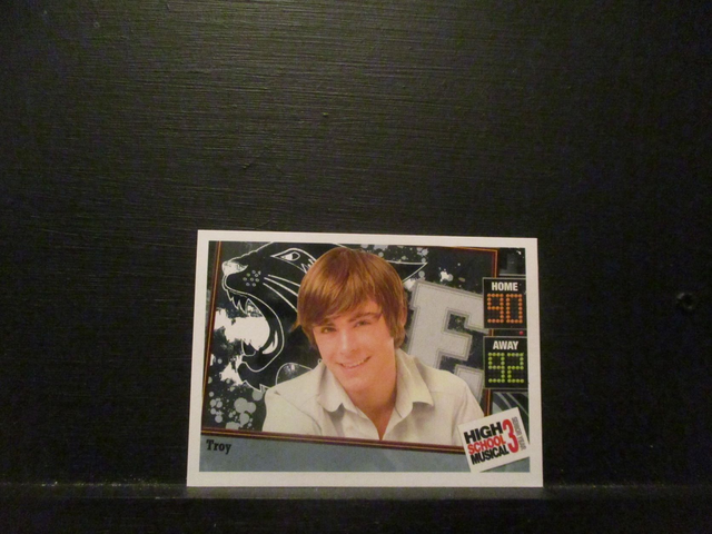 Troy (Shirt) - Character Card High School Musical 3 Senior Year Original Trading Card