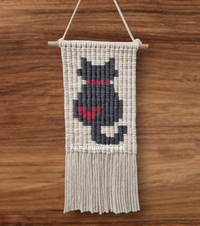 Décoration murale Chat cœur 