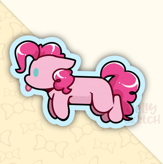 Pinkie Pie Long | MLP Sticker