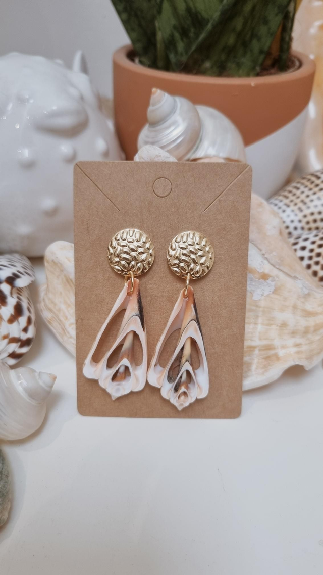 Boucles d'oreilles coquillages 