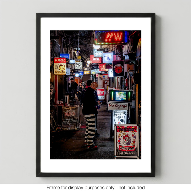 Lights and Stripes in Golden Gai