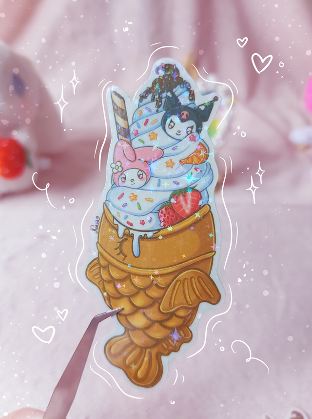 Sticker Tayaki Melo x Kuro