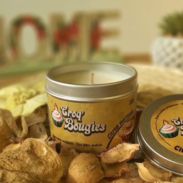 Bougie 110 mL - CITRON MERINGUE