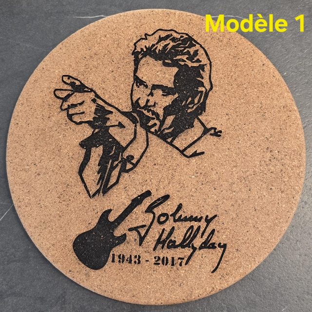 Dessous de plat Johnny Hallyday 