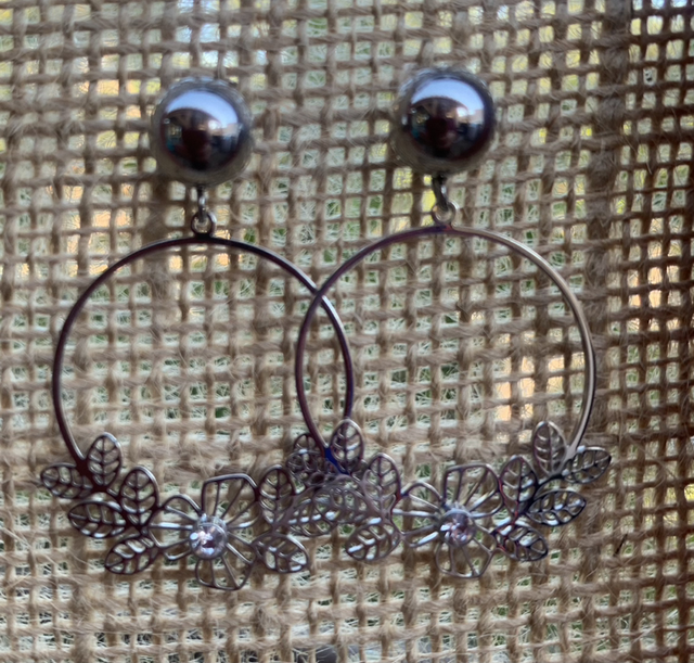 Boucle d’oreille Flower